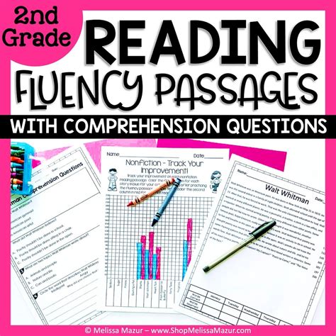 Fluency reading passages 2nd grade. ext levels, and prosody.  Free | R...