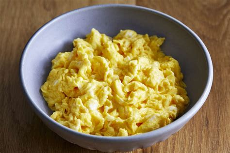 Fluffy Microwave Scrambled Eggs