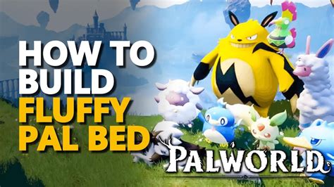Fluffy pal bed palworld. Go to the Infrastructure tab. Select the Shoddy Bed and press A. Place the Bed somewhere in your house while making sure the furniture item turns blue. Approach the Bed and hold X to finally build it. An important aspect you should be aware of is that Palworld is missing the “move objects” feature, meaning you can’t move a bed after ... 