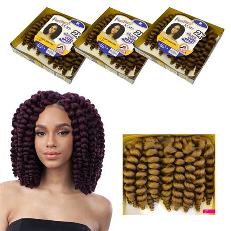 Braidless Crochet featuring Freetress Fluffy Wand Curl!! ***HAIR USED***I used 2 packs of hair, 1 in each color. Colors OT27 and 4FREETRESS Fluffy Wand Curl:.... 