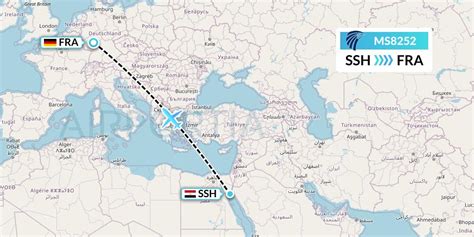 Flug Sharm El Sheikh - Frankfurt ab 140 - Flugroute