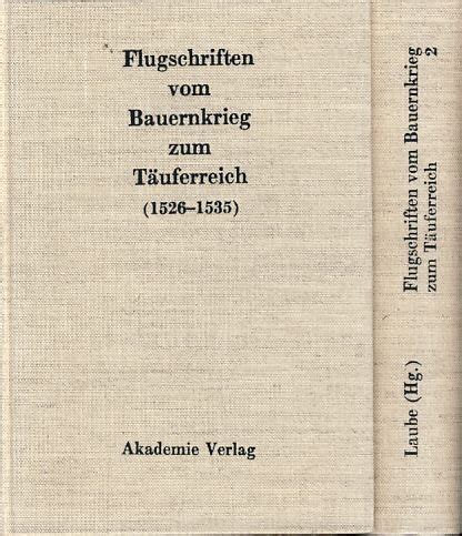 Flugschriften vom bauernkrieg zum täuferreich (1526 1535). - Centurion air cooled diagnostic repair manual.