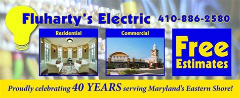 Fluhartys Electric Inc in Tilghman, MD with Reviews - Yellow Pages