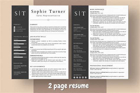 Fluidity Core Functional Resume Layout By Templicate On Deviantart
