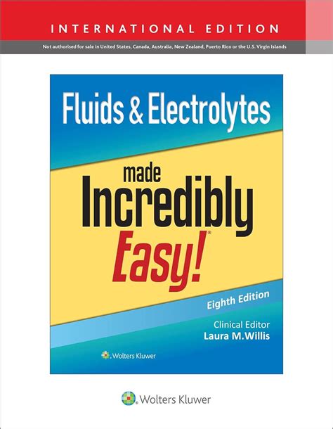 Download Fluids  Electrolytes Made Incredibly Easy By Lippincott Williams  Wilkins