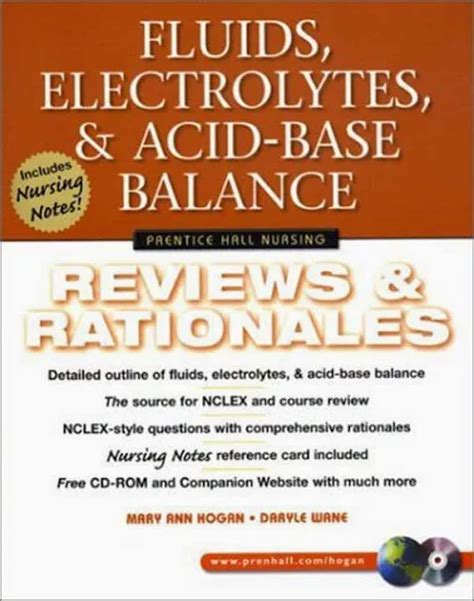 Read Fluids Electrolytes And Acidbase Balance By Mary Ann Hogan