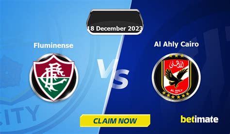 Fluminense vs al ahly. The field has been whittled down to four as the semifinals commence on Monday pitting Fluminense against Al Ahly and favorites Man City against Asia's Urawa Red Diamonds. While City will hope to extend Europe's winning streak at a tournament the continent has historically dominated, the other six hope to take a chance at playing … 