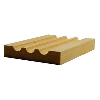 Fluted Casing Trim Molding EWCA46 Poplar 3/4" x 3-1/2"