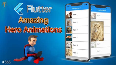 Flutter Hero Animation & Collapsible AppBar - YouTube