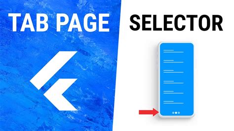 Flutter TabPageSelector Widget - YouTube