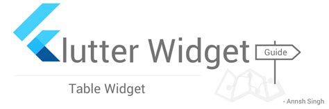 Flutter Widget Guide — Table Widget in 5 mins or less.