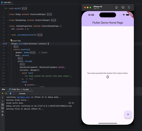 Flutter create file. .