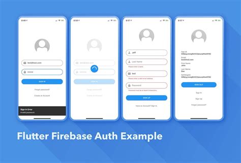 Flutter firebase auth.  The role requires building, extending, and maintaining features...