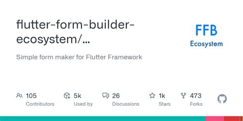 Flutter form builder. 6k Code Issues Pull requests Discussions Simple for...
