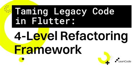 Flutter refactoring.  Read the article to discover how to refactor right! Oct 30,...