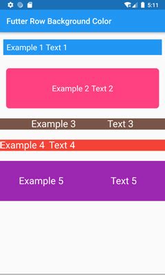 Flutter row background color.  To maintain the row background color while perform sorti...