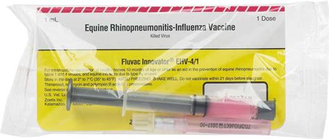 Fluvac Innovator EHV-4/1 (Rhino + Flu) Equine Vaccine