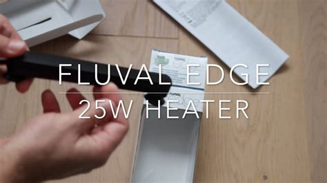 Fluval Edge 25w heater - YouTube