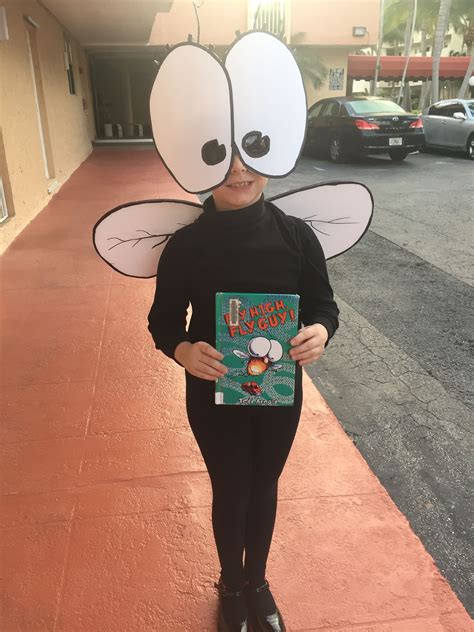 Fly Guy Costume Template