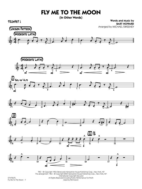 Fly Me To The Moon (In Other Words) Sheet Music Bart Howard Solo Guitar