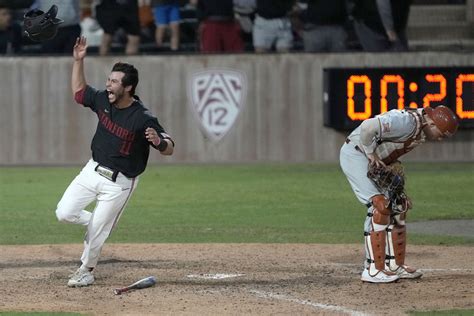 Fly ball lost in twilight gives Stanford berth in Men's College World Series, ends Texas' season
