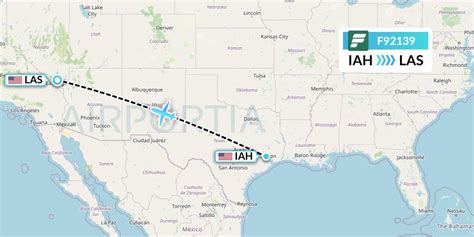  Flights from Houston (IAH) to Las Vegas (VGT) Origin airport. George Bush Intercontinental. Destination airport. North Las Vegas. Distance. 1224 mi. .