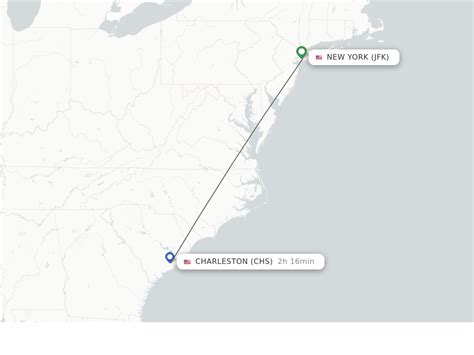 The cheapest return flight ticket from Charleston to New York found by KAYAK users in the last 72 hours was for $185 on American Airlines, followed by United Airlines ($263). One-way flight deals have also been found from as low as $304 on Delta and from $490 on American Airlines.