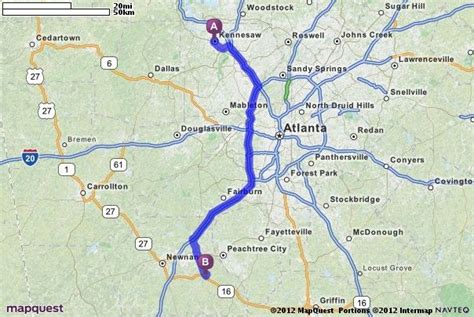 Fly or Drive from Rome, GA to Kennesaw