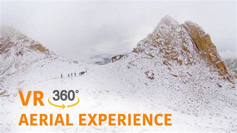 Fly over the mountains 360 VR Aerial Experience Himalayas