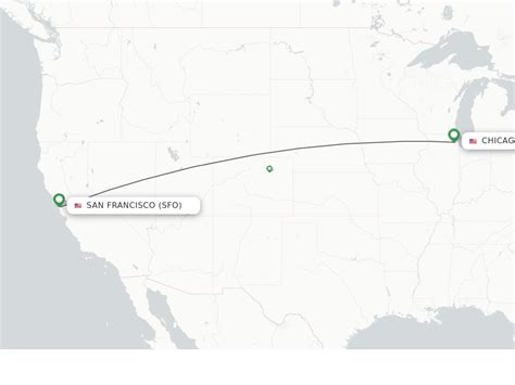 On average, flying from San Francisco to Chicago generates about 204 kg of CO2 per passenger, and 204 kilograms equals 449 pounds (lbs). The figures are estimates and include only the CO2 generated by burning jet fuel. Map of flight path and driving directions from San Francisco to Chicago..