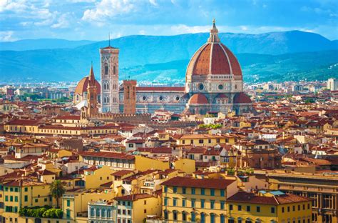 Fly to florence. Flights will depart from Dublin to Florence from either Terminal 1 or Terminal 2. The terminals offer shoppers luxury beauty brands, high-end textiles, and a variety of electronics at The Loop . While waiting for your flight, stop in for a meal or a quick snack from one of many eateries serving Irish food, such as the Gate Clock Bar, as well as delis and cafes … 