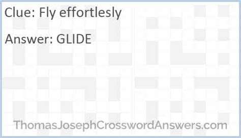 Fly without effort crossword clue - LATCrosswordAnswers.com