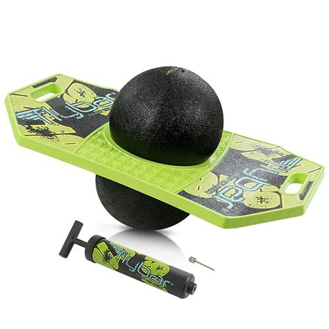 Flybar pogo ball. Jun 28, 2017 · Flybar Pogo Trick Ball for Kids, Trick Bounce Board for Boys and Girls Ages 6+, Up to 160 lbs, Includes Pump, Easy to Carry Handle, Durable Plastic Deck Indoor, Outdoor Toy Pogo Jumper Brand: Flybar 4.0 4.0 out of 5 stars 4,854 ratings 