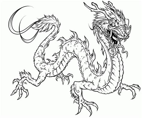 Flying Dragon Adult Coloring Pages Printable 3020 Dragon Adult