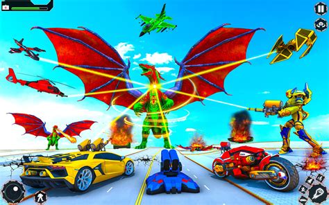 Flying Dragon Robot Car Games APK Download for Android 