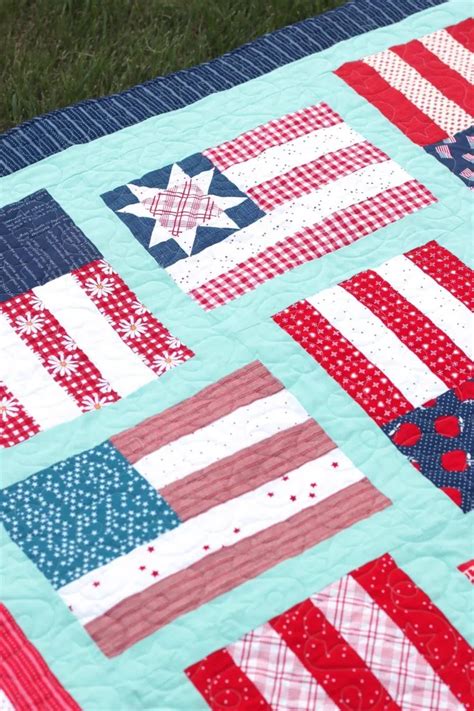 Flying Flags Quilt Tutorial - Diary of a Quilter - a quilt blog