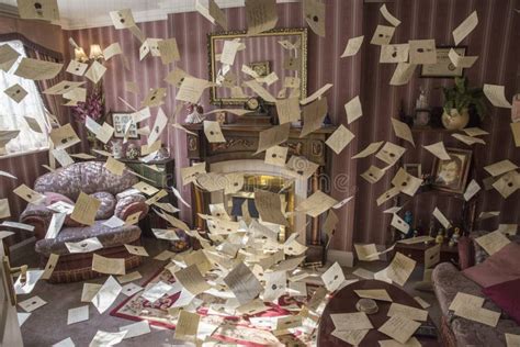 Flying Letters from Harry Potter Movie Editorial Image Image of