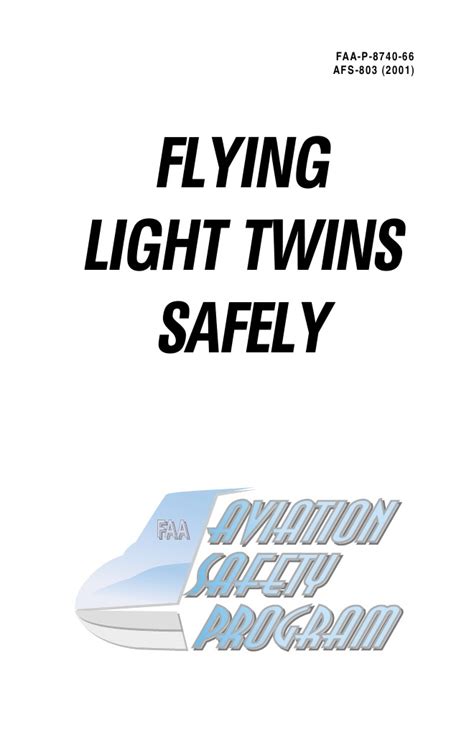 Flying Light Twins Safely PDF Stall (Fluid Mechanics)