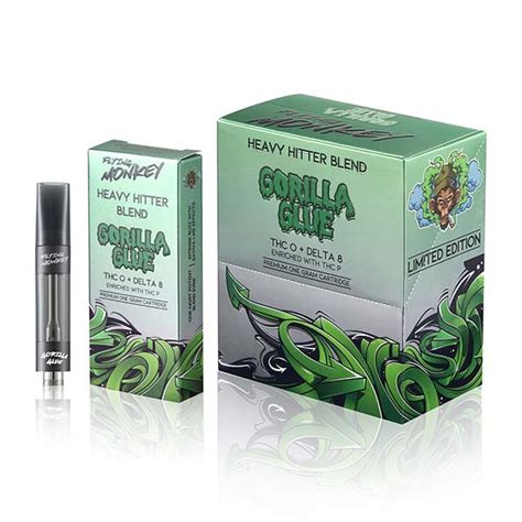 Flying Monkey HHC Cartridge 1G - D8 GAS Best Delta 8 CBD