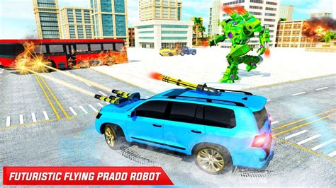 Flying Prado Car Robot Game APK Download for Android 