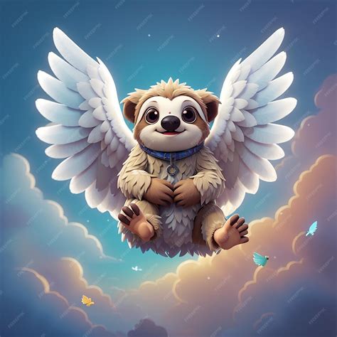 Flying Sloth Gif