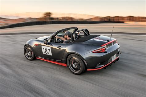 Flying miata. Only Flyin' Miata offers this option. Choose red powder coat or hard-anodized in grey for the finish. Both versions are hard-anodized to make the coating very durable and resistant to changes due to temperature, the red version simply has red powder coating over that. 