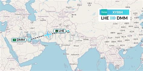 Flynas XY884 Flight Status: Lahore to Dammam Tracker