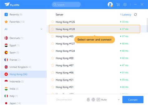 Flyvpn register. .  Select a server in the server list on the homepage and Click "Con...
