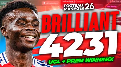 Fm 2026 beta. 5+ Goals, PL & UCL Win Hand Played 4231 Tactic, Dominant Across Whole Season.  Th...
