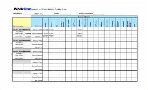 Fmla Tracking Spreadsheet Template Excel Gambaran