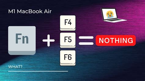 Fn F4-F6 Keys Problem on MacBook M1 Air - YouTube