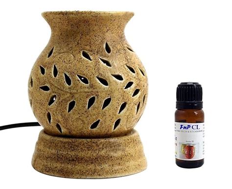 FnP CL Ethnic Ceramic Electric Aroma Diffuser Round Shape