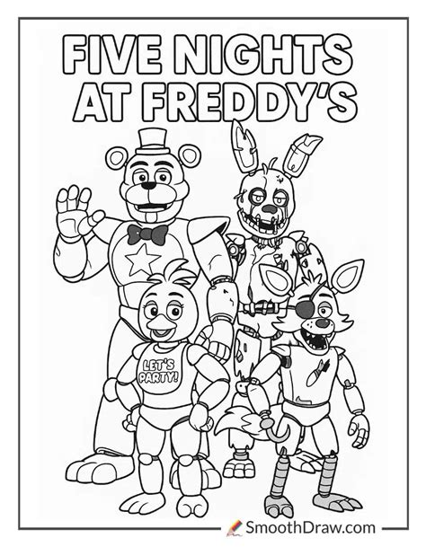 Fnaf Coloring Shee