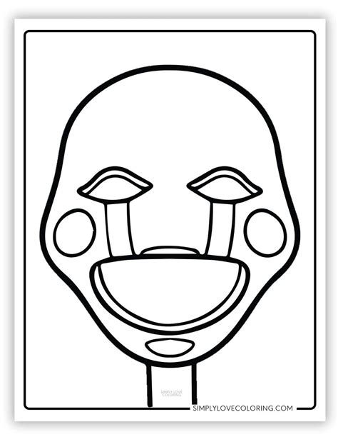 Fnaf Puppet Coloring Pages